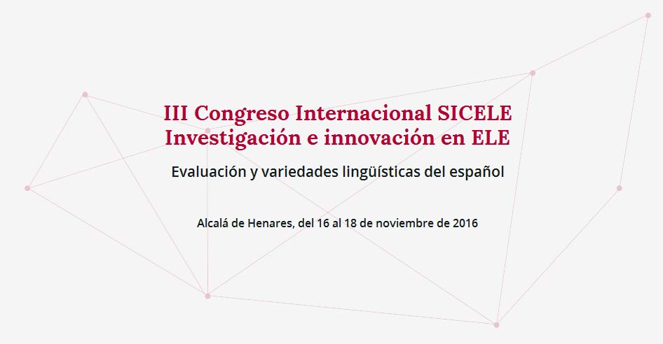 Congreso Sicele 2016 (Alcalá de Henares)