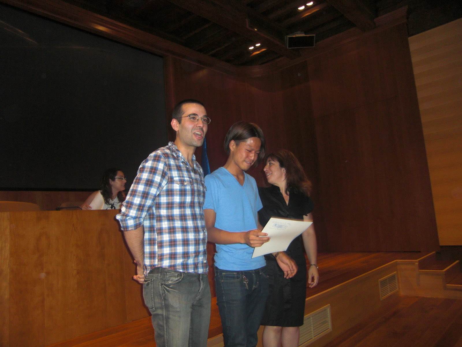 Entrega de diplomas (junio 2009)