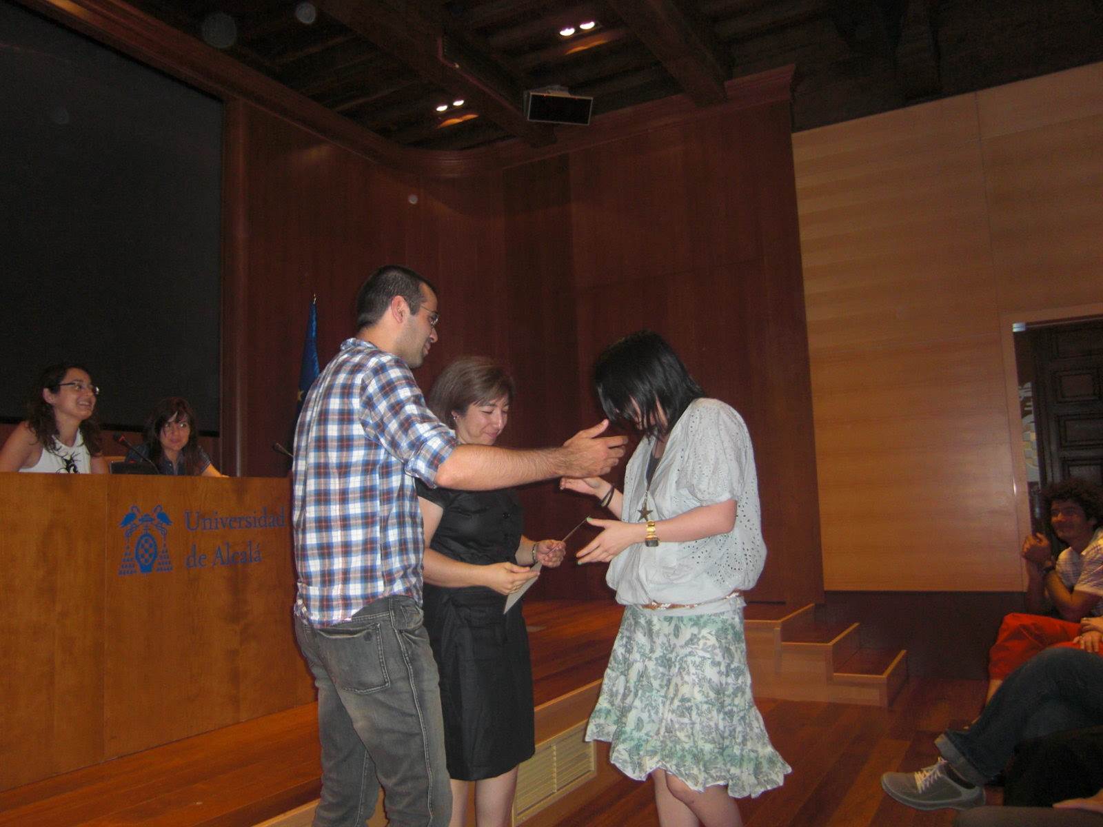 Entrega de diplomas (junio 2009)