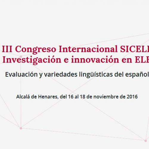 Congreso Sicele 2016 (Alcalá de Henares)