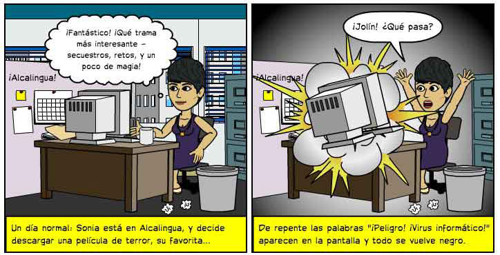 Comic alumnos Sonia Adeva