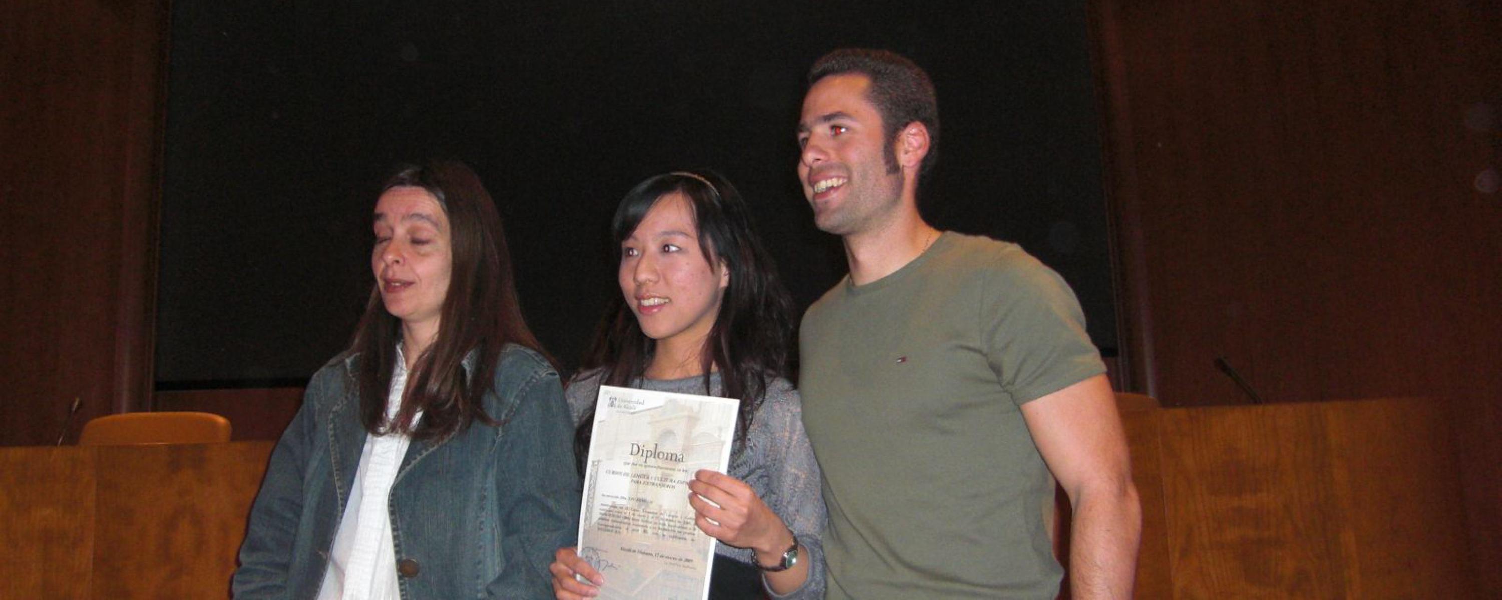 Entrega de diplomas (invierno 2009)