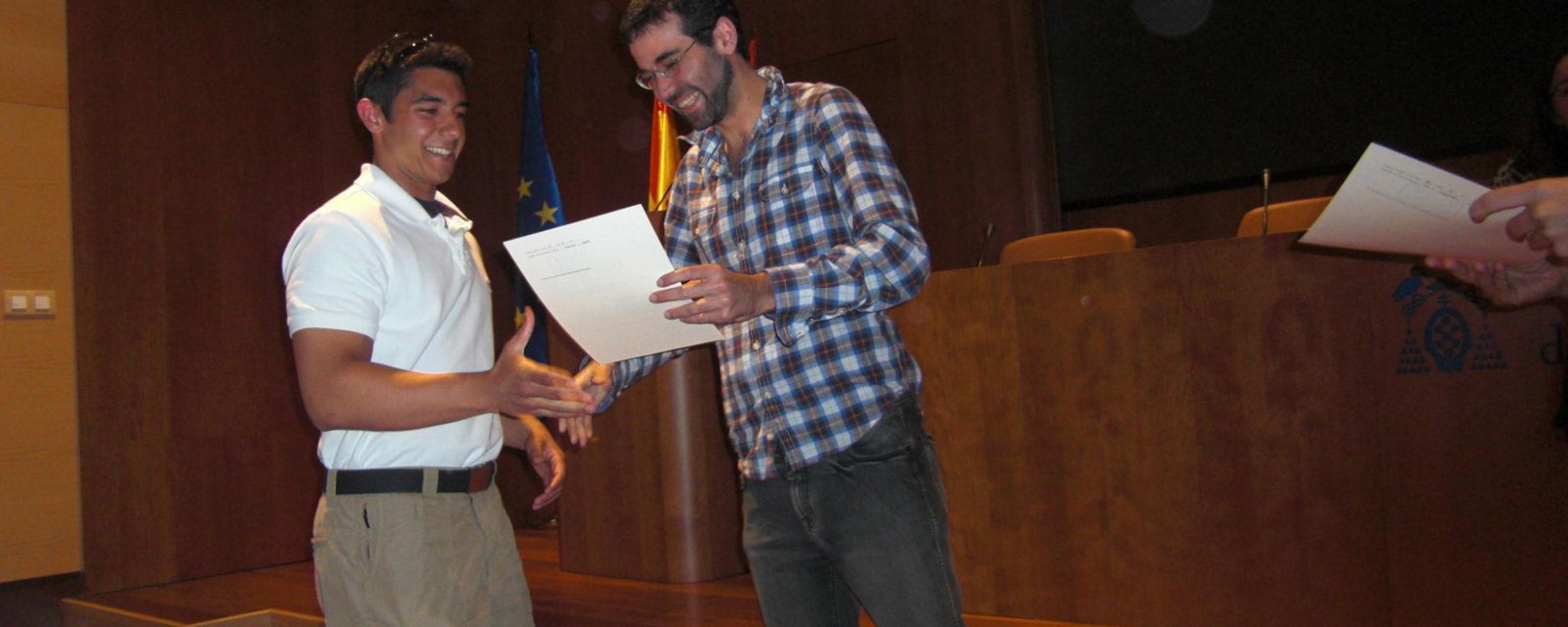 Entrega de diplomas (invierno 2009)