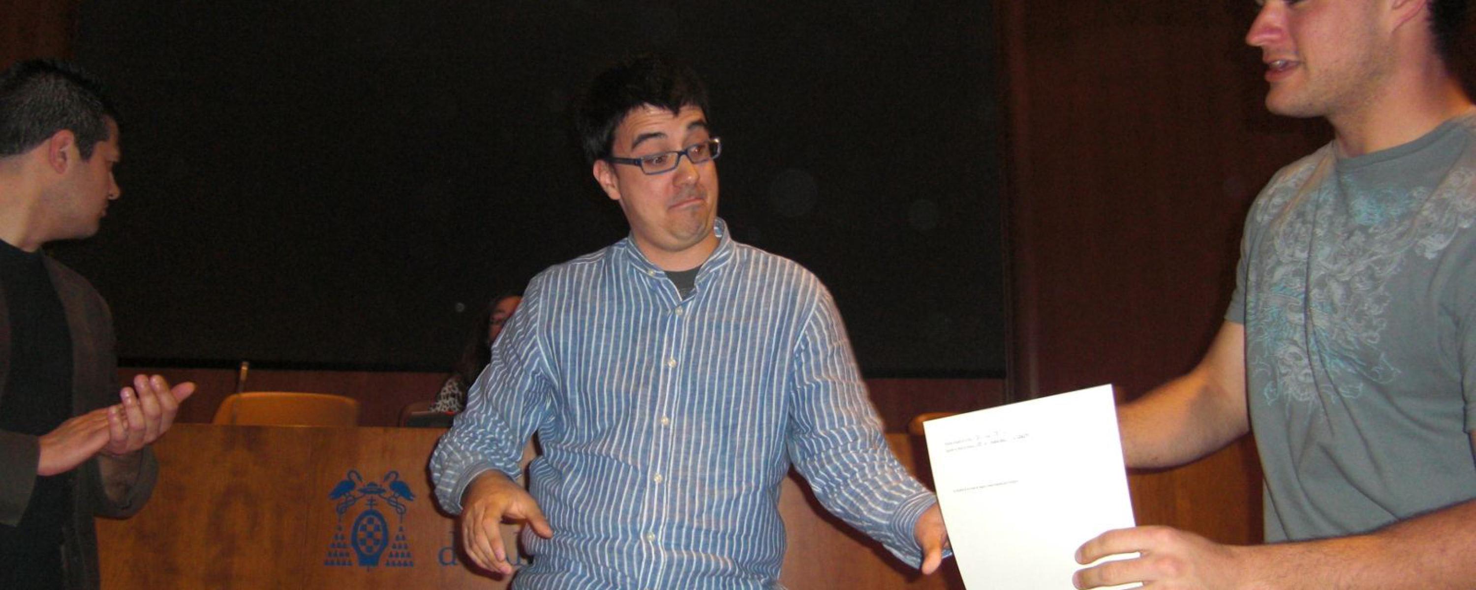 Entrega de diplomas (invierno 2009)