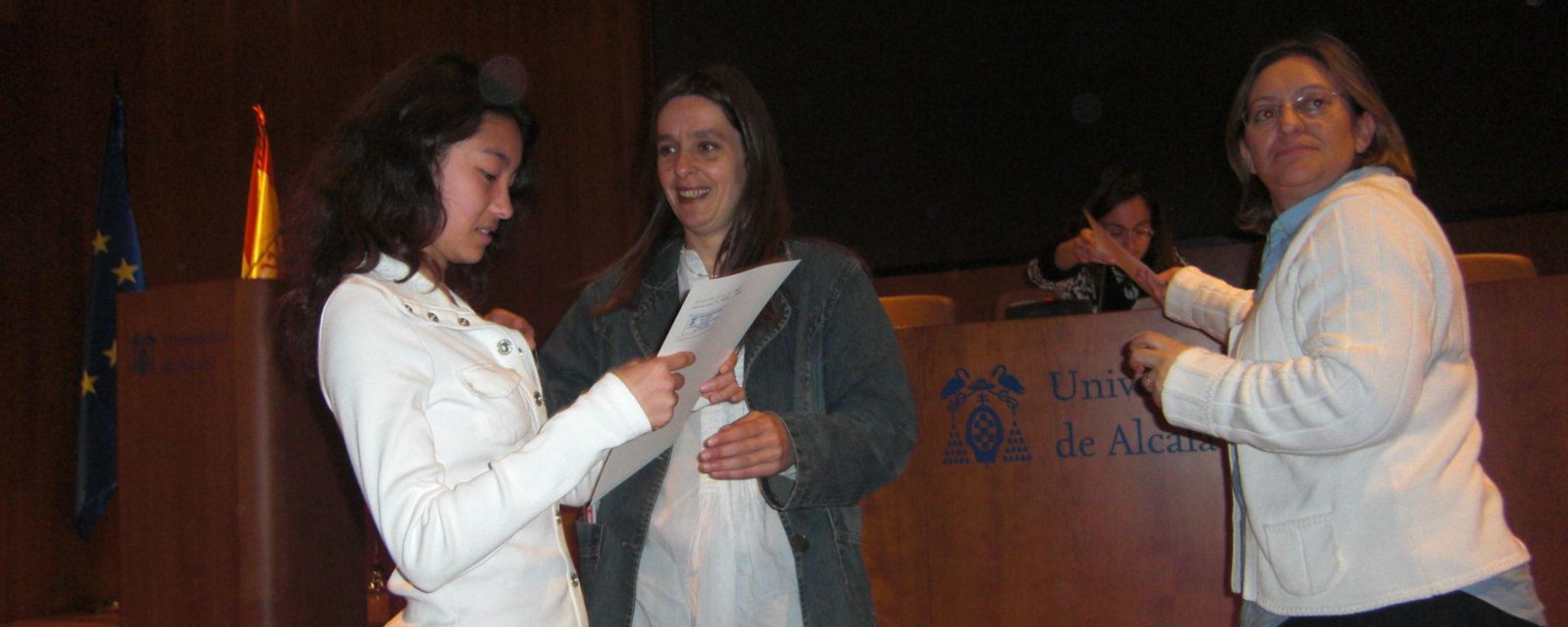 Entrega de diplomas (invierno 2009)