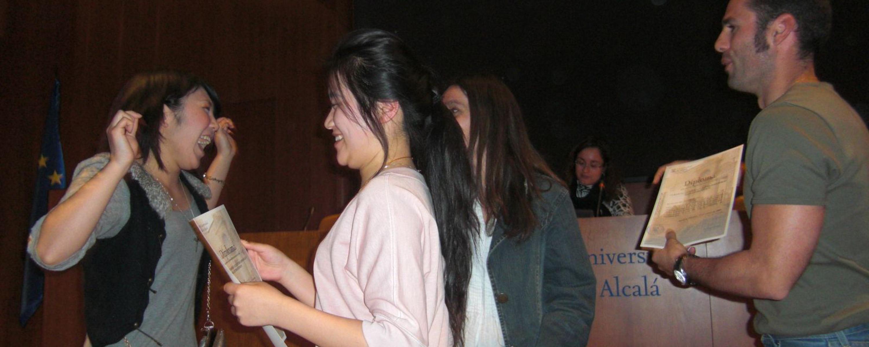 Entrega de diplomas (invierno 2009)