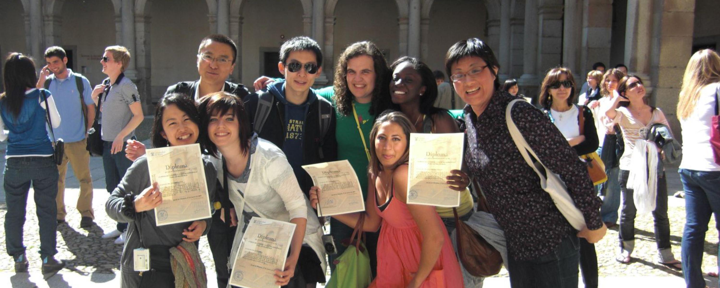 Entrega de diplomas (invierno 2009)