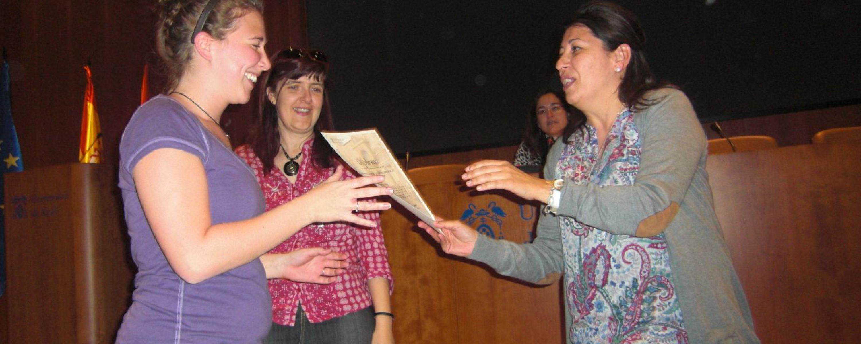 Entrega de diplomas (invierno 2009)