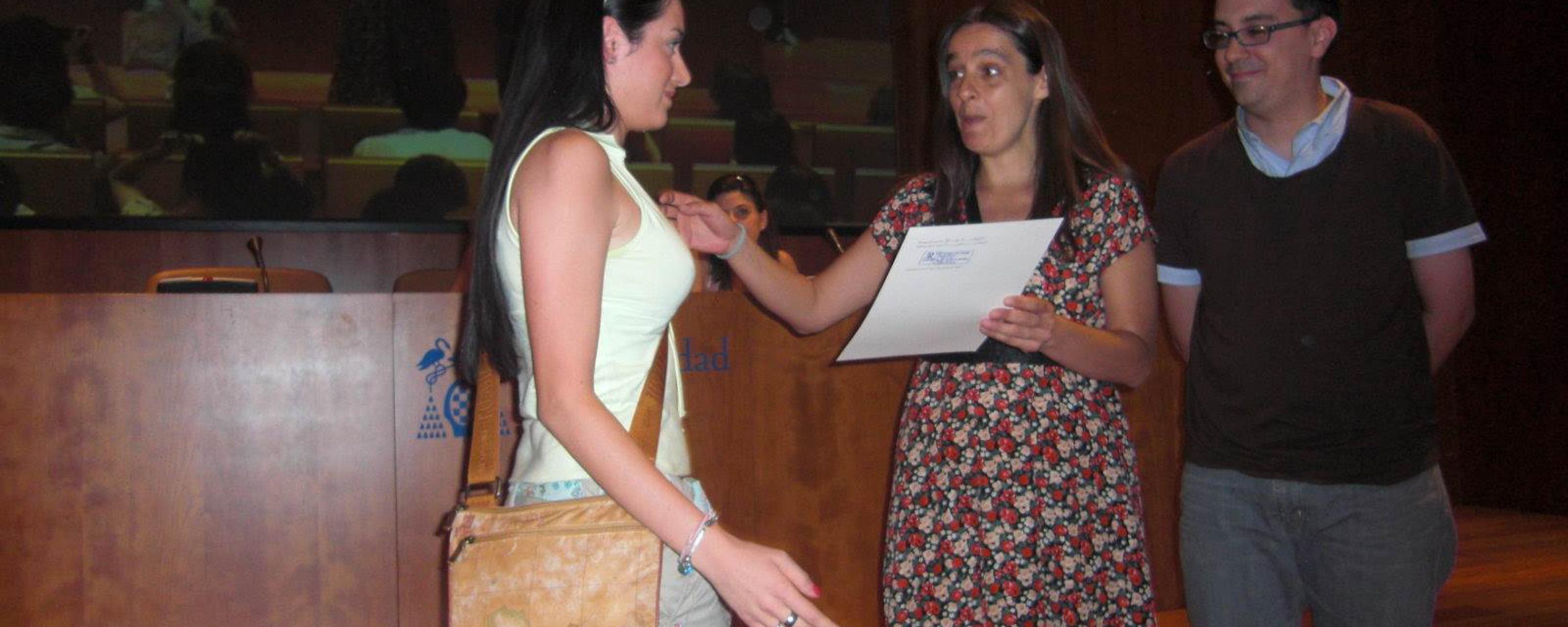 Entrega de diplomas (julio 2009)