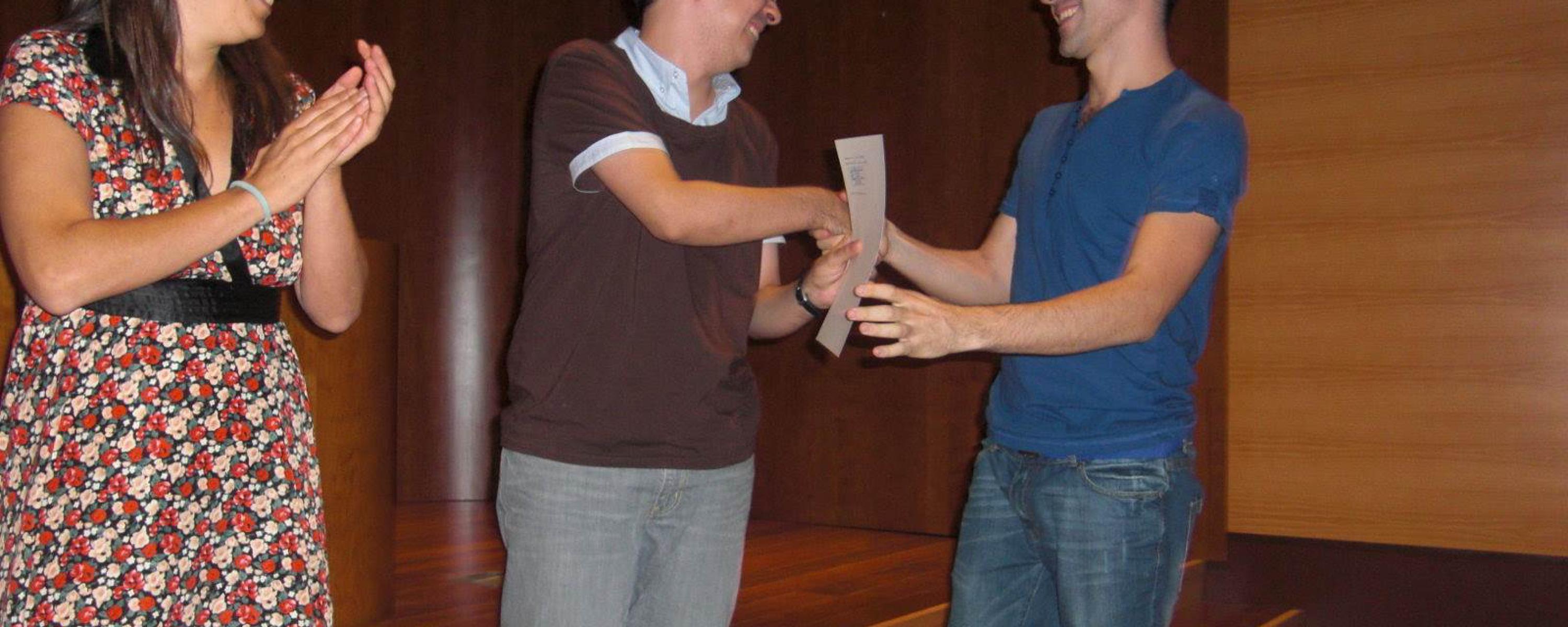 Entrega de diplomas (julio 2009)