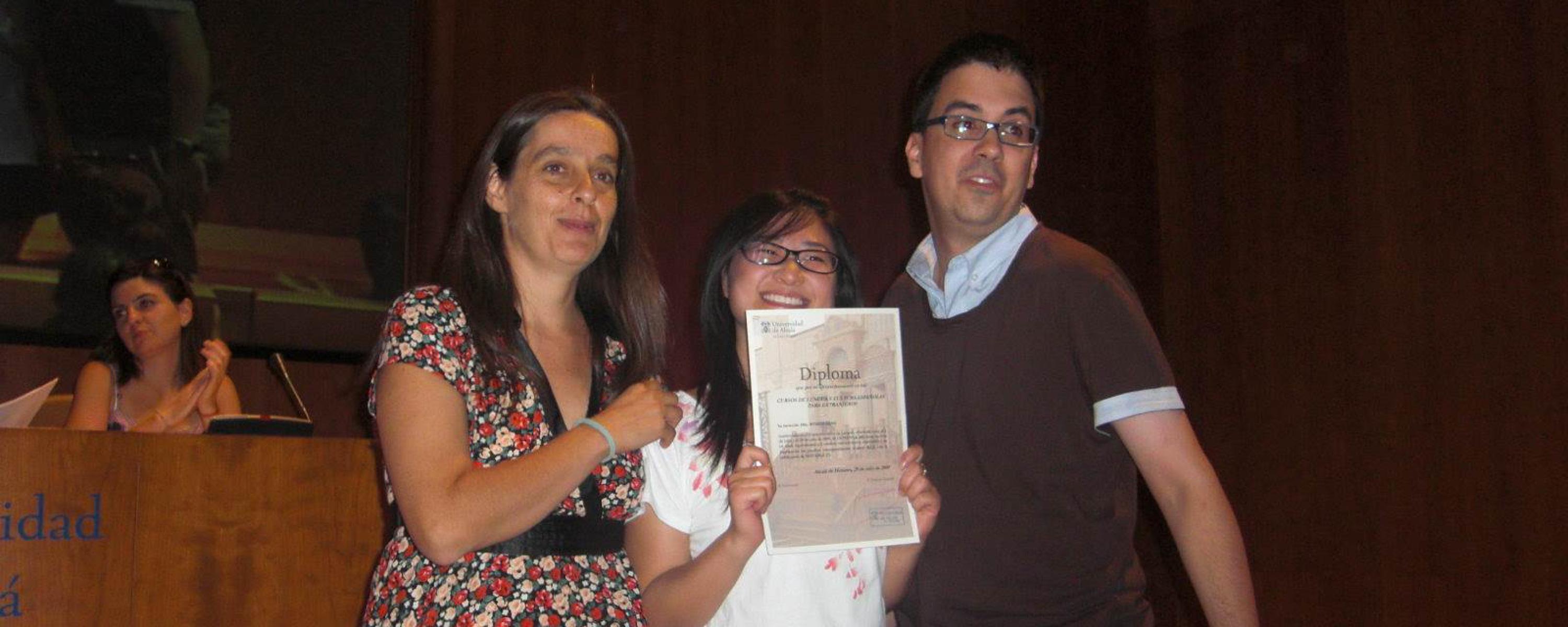 Entrega de diplomas (julio 2009)