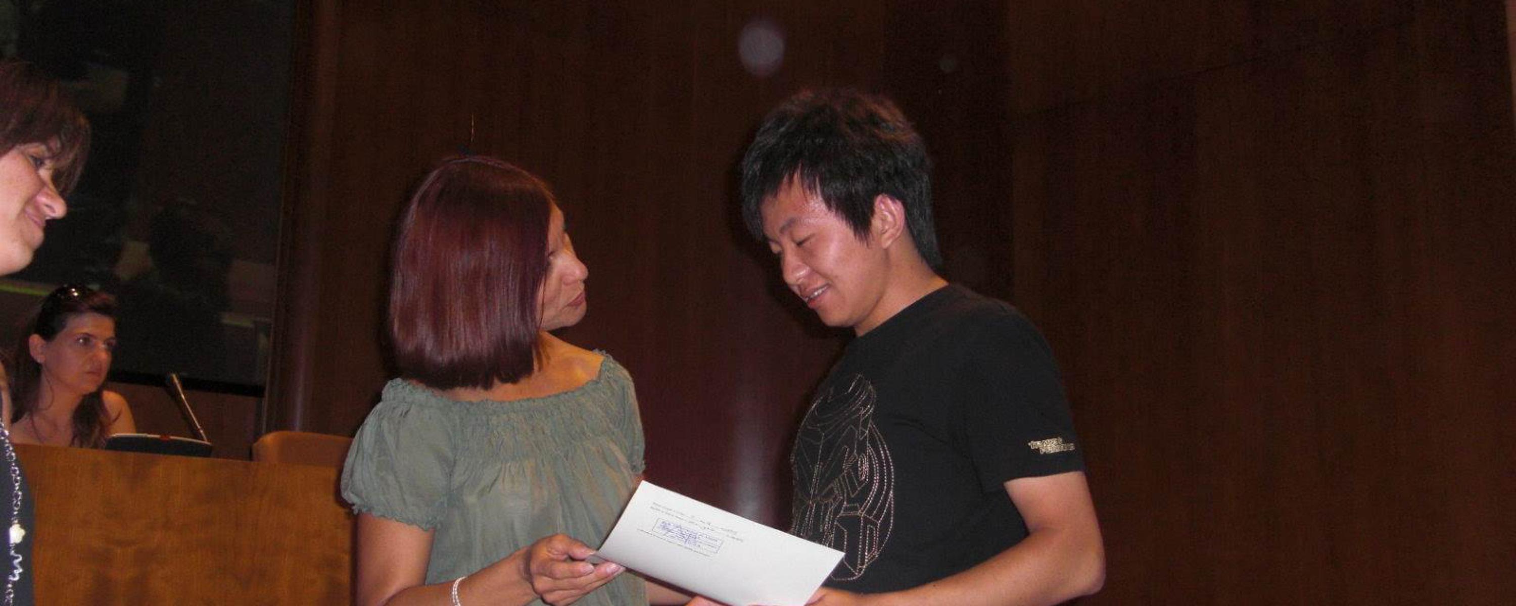 Entrega de diplomas (julio 2009)