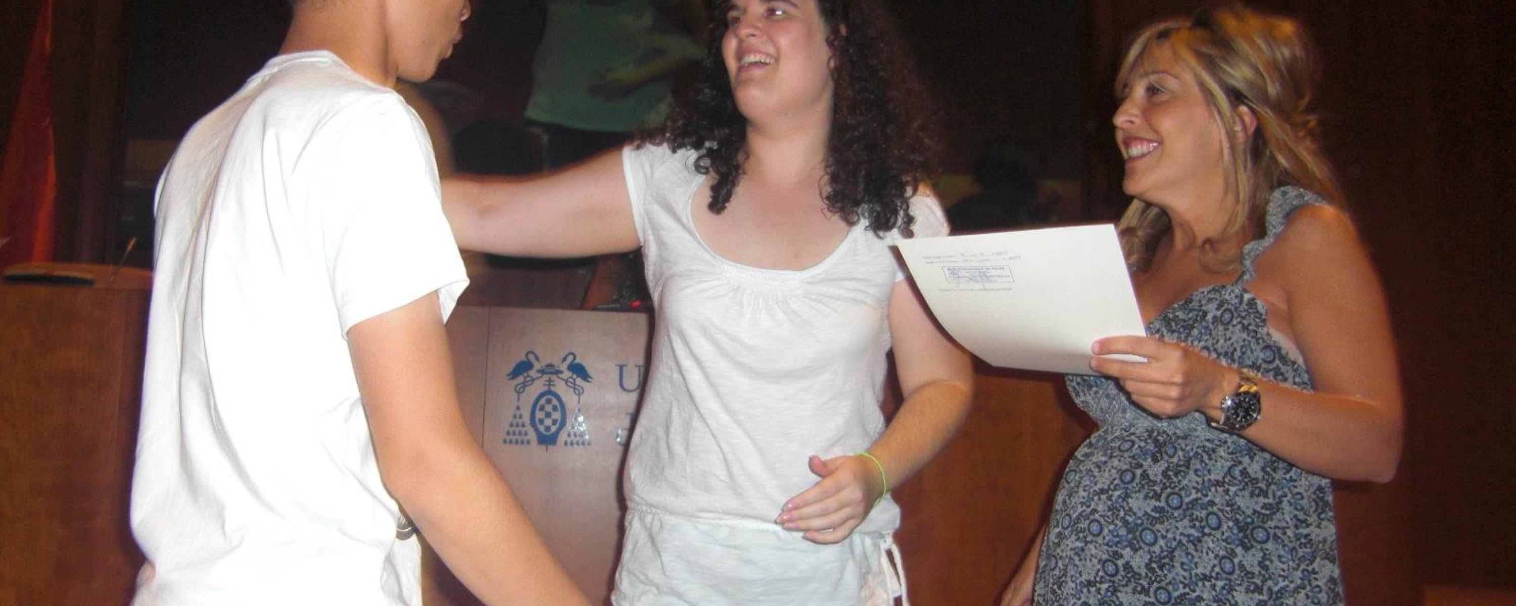 Entrega de diplomas (julio 2009)
