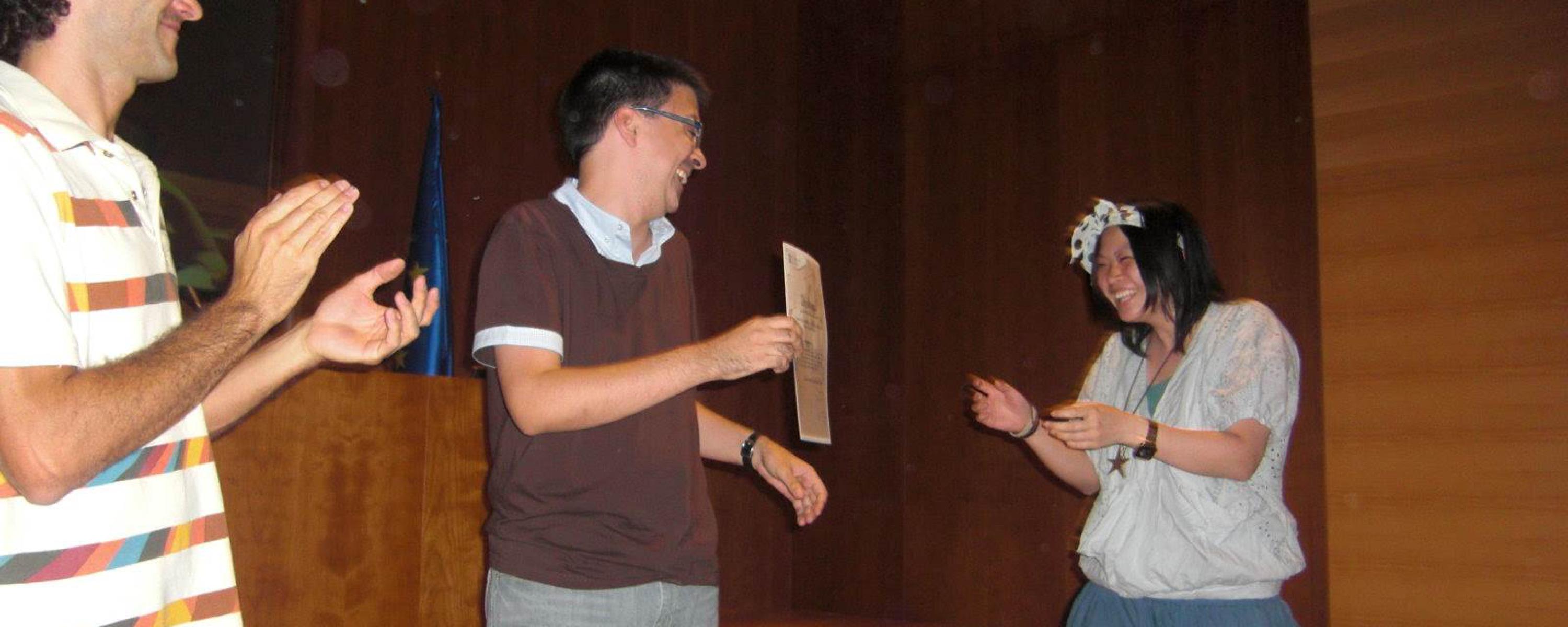 Entrega de diplomas (julio 2009)