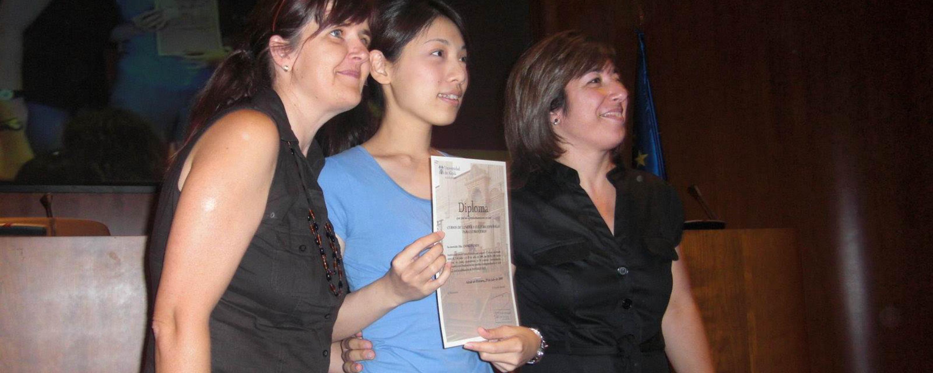 Entrega de diplomas (julio 2009)