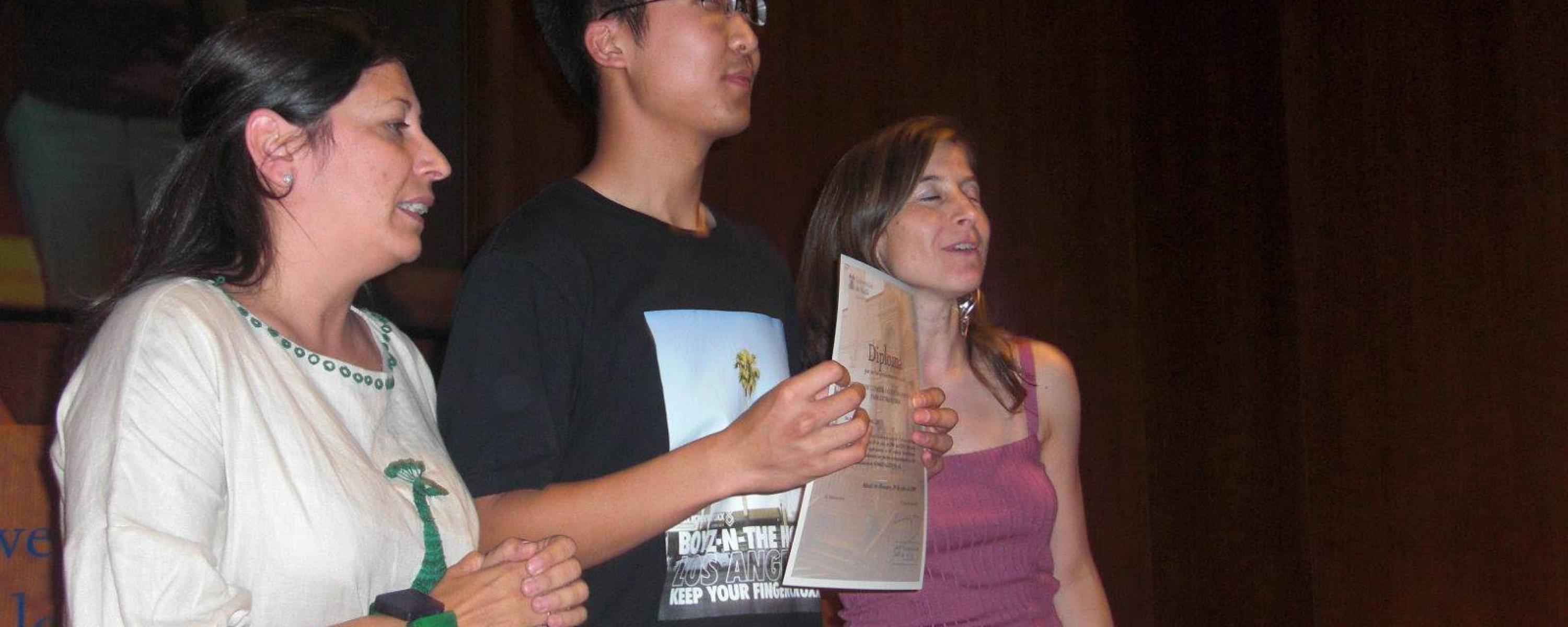 Entrega de diplomas (julio 2009)