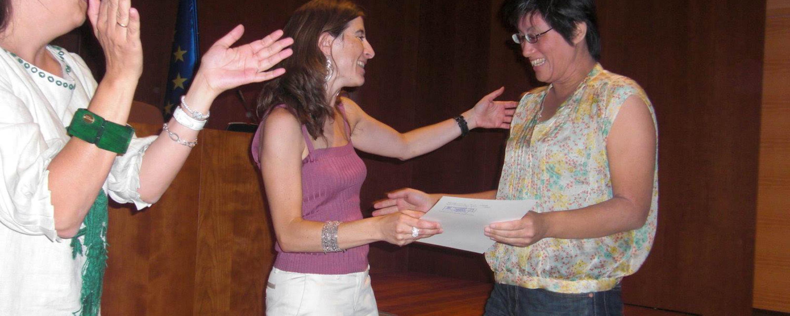 Entrega de diplomas (julio 2009)