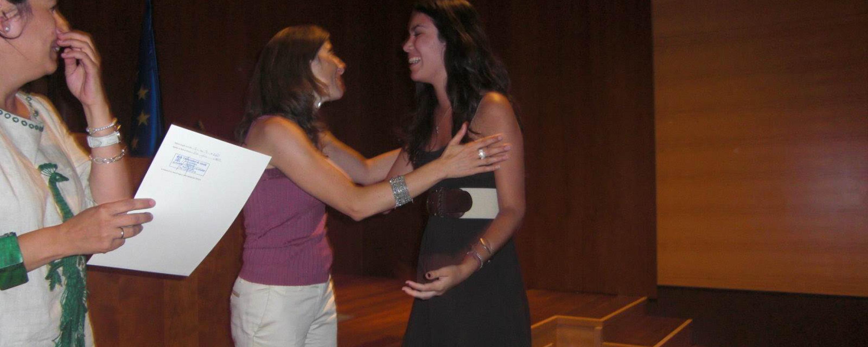 Entrega de diplomas (julio 2009)