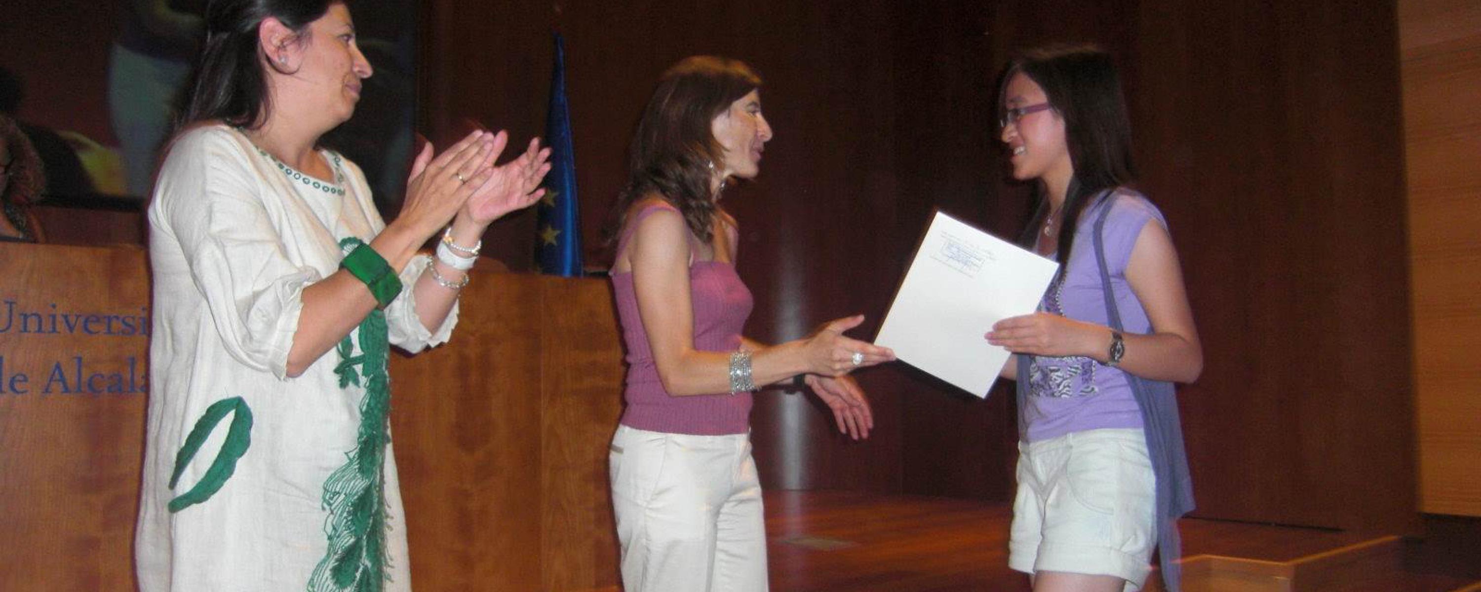 Entrega de diplomas (julio 2009)