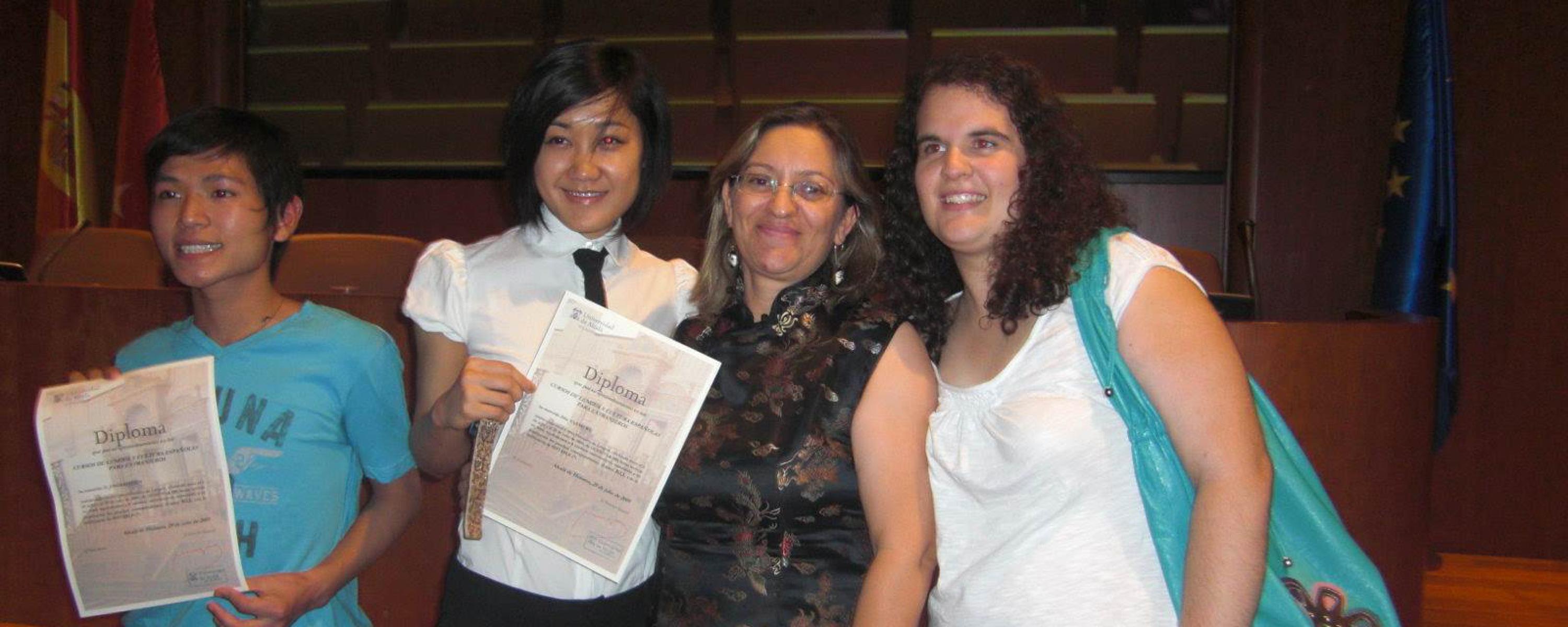 Entrega de diplomas (julio 2009)