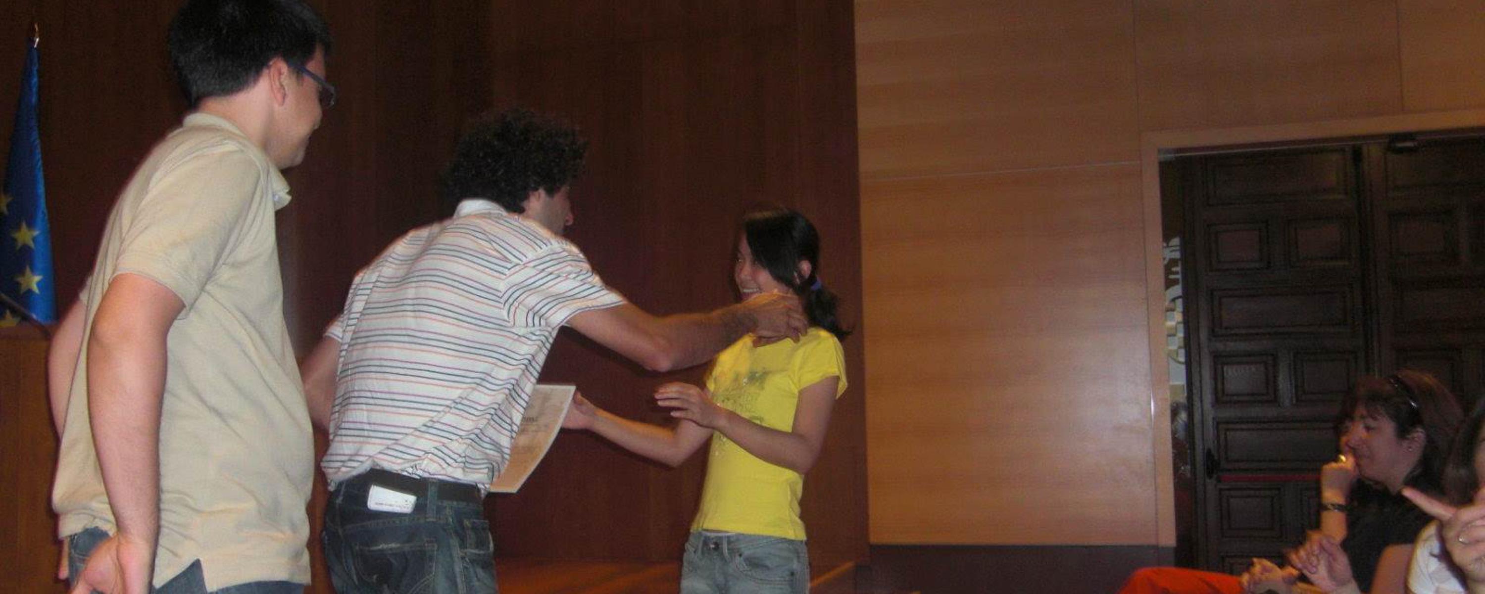Entrega de diplomas (junio 2009)