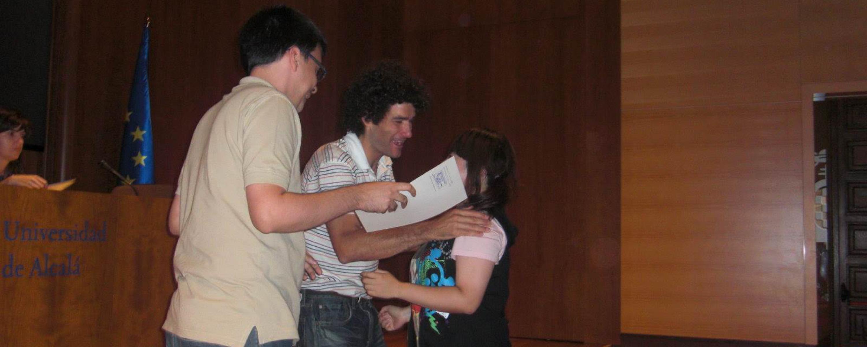Entrega de diplomas (junio 2009)