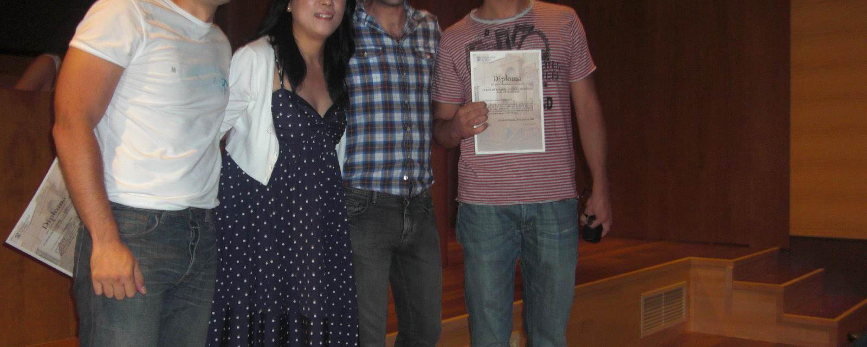 Entrega de diplomas (junio 2009)