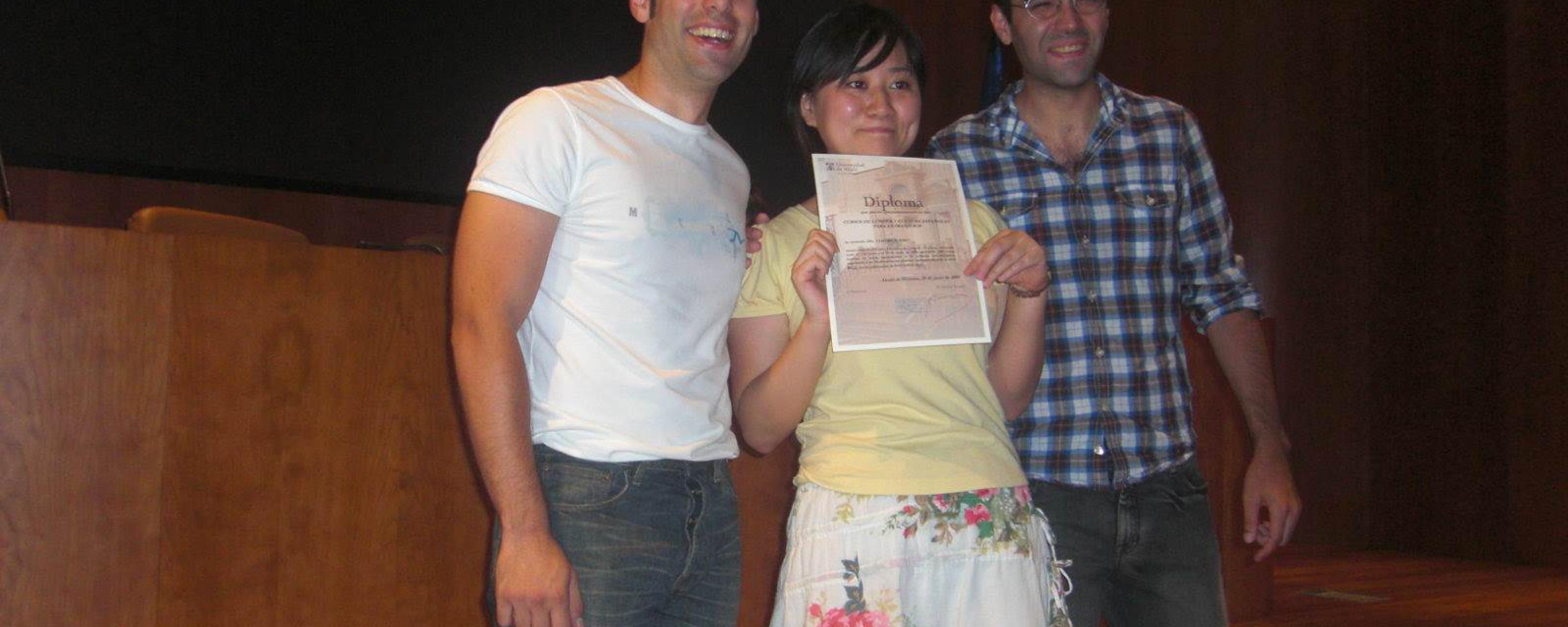 Entrega de diplomas (junio 2009)