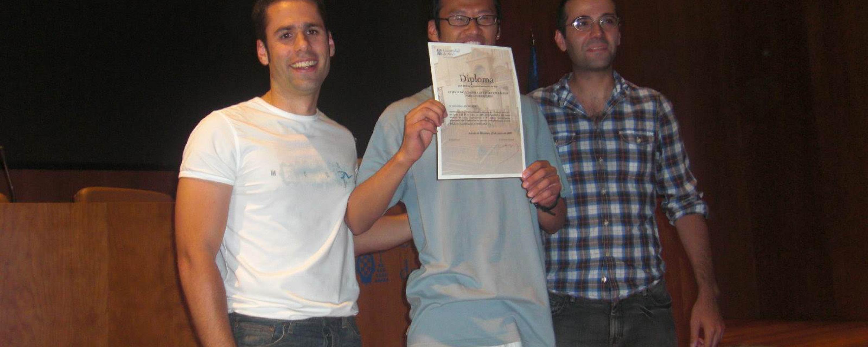 Entrega de diplomas (junio 2009)