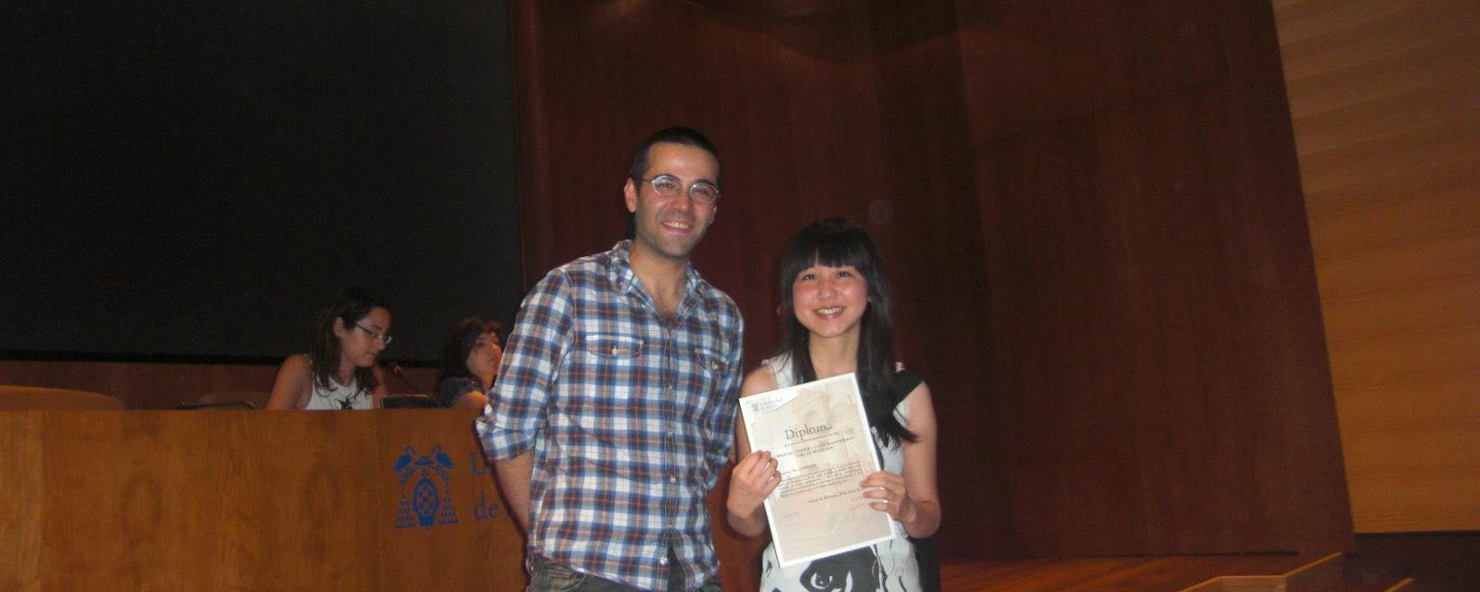 Entrega de diplomas (junio 2009)
