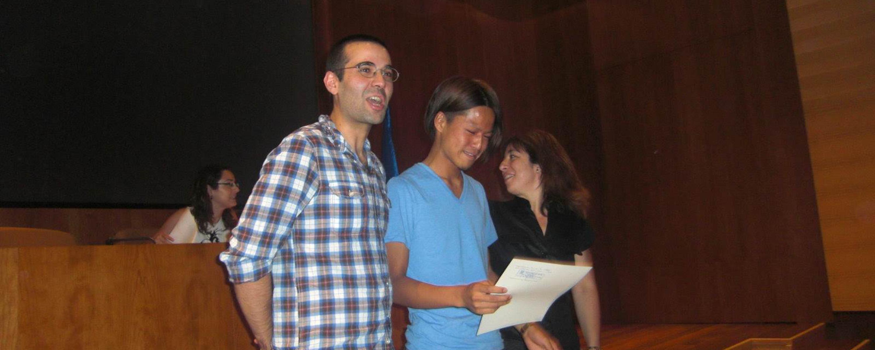 Entrega de diplomas (junio 2009)