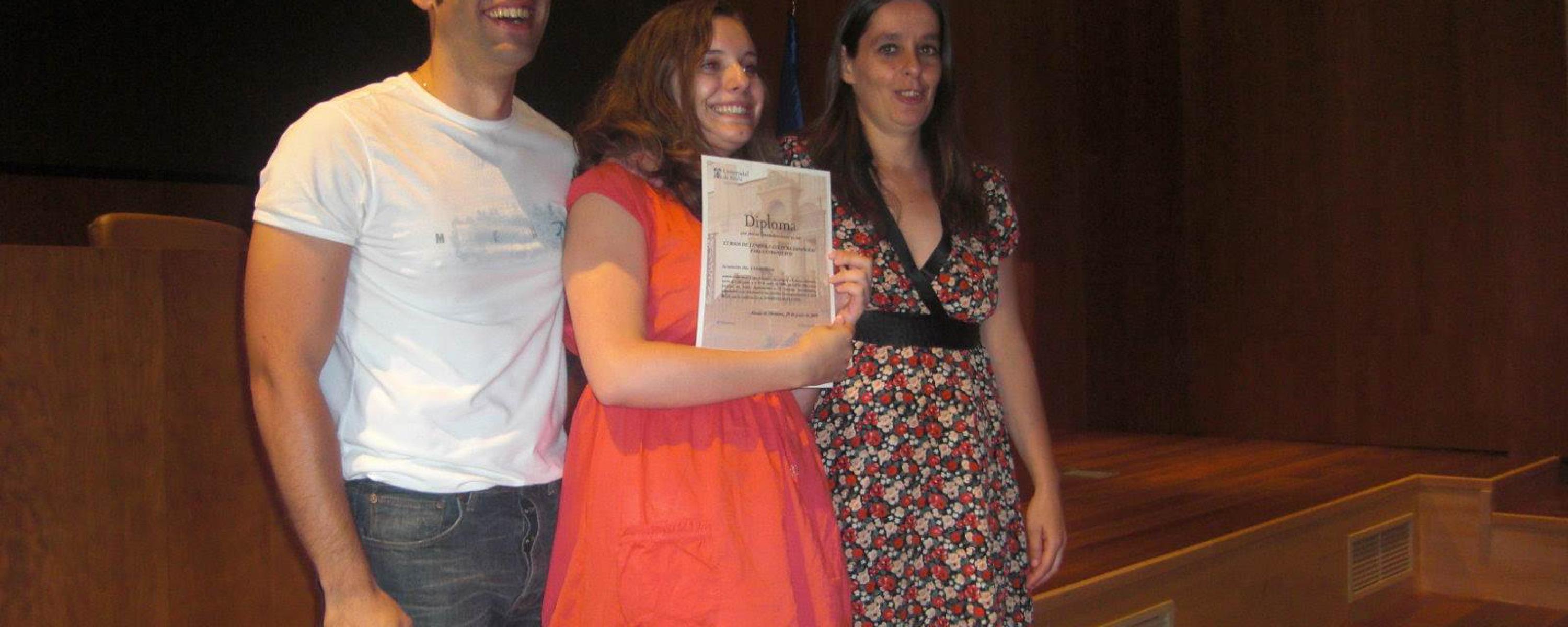 Entrega de diplomas (junio 2009)