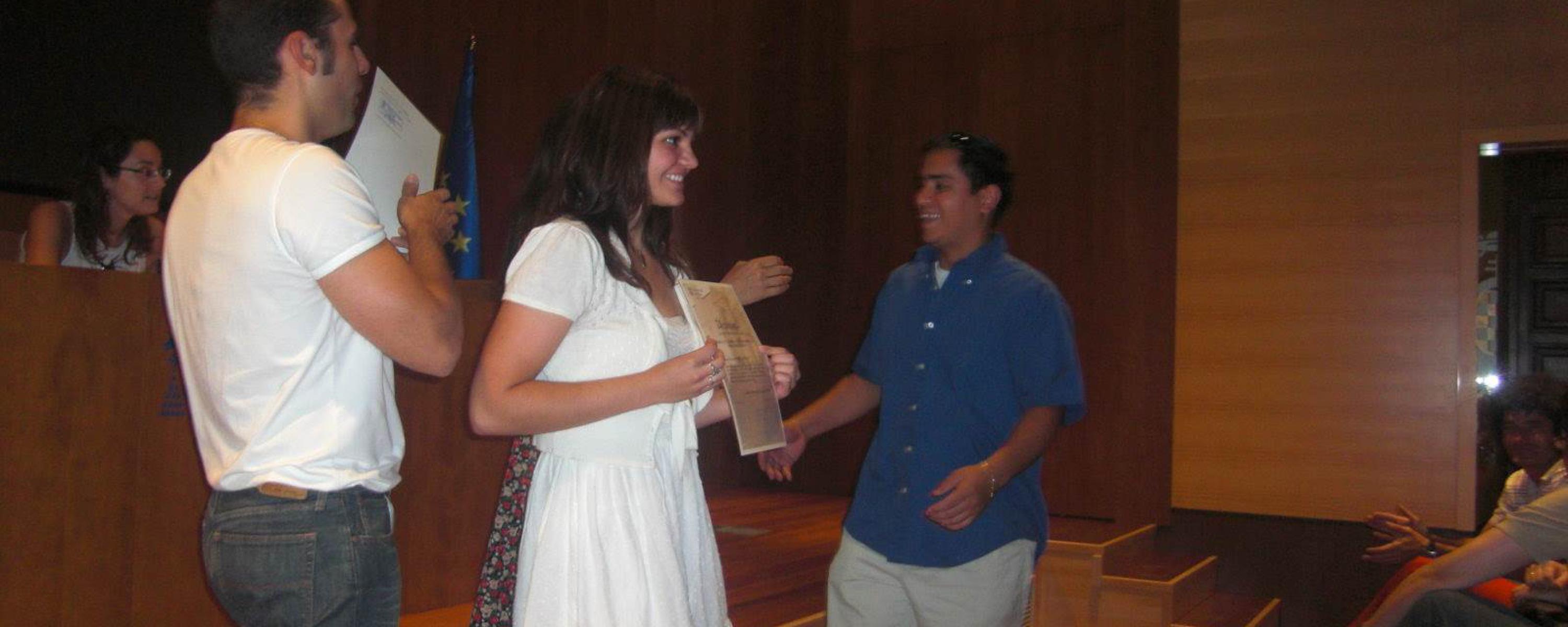 Entrega de diplomas (junio 2009)