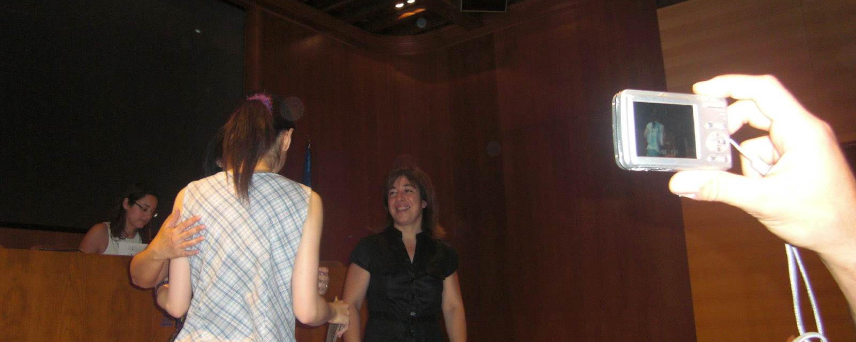 Entrega de diplomas (junio 2009)