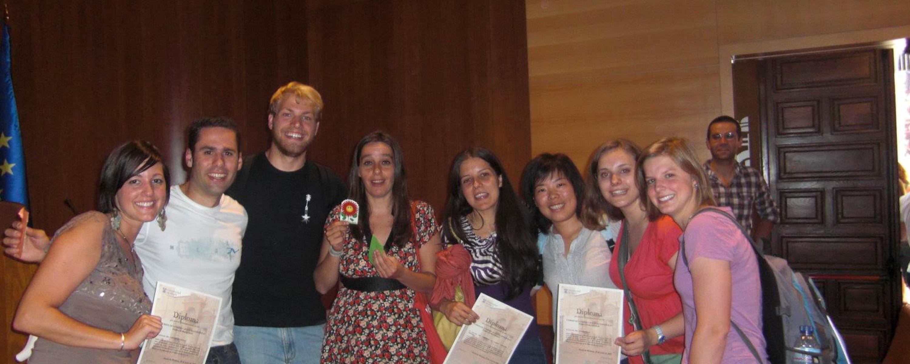 Entrega de diplomas (junio 2009)