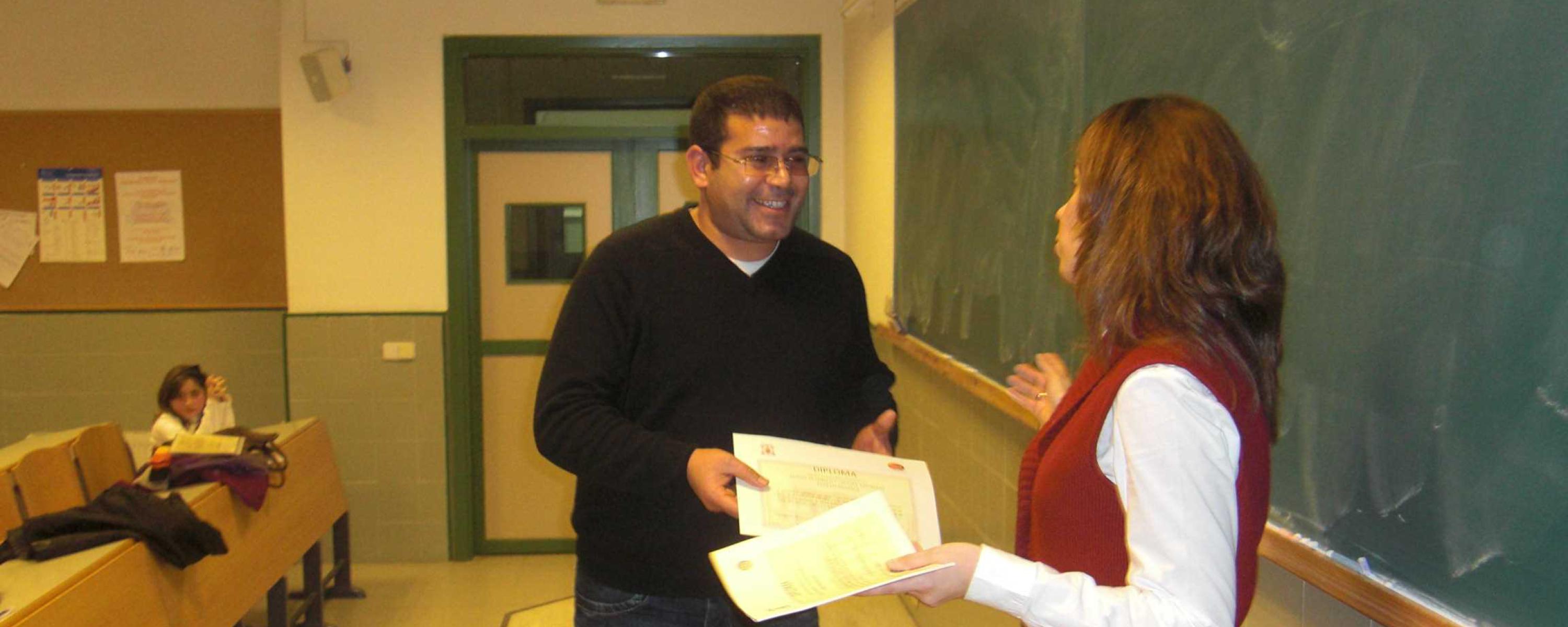 Diplomas curso español para inmigrantes (Guadalajara)