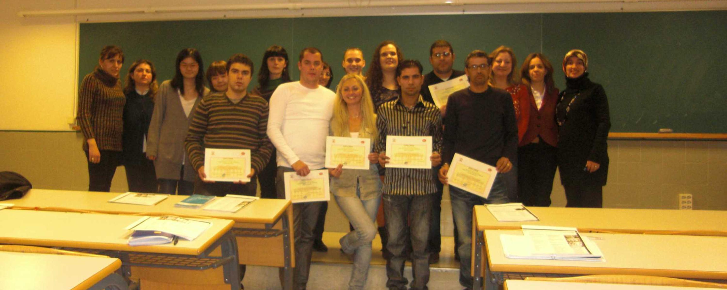 Diplomas curso español para inmigrantes (Guadalajara)