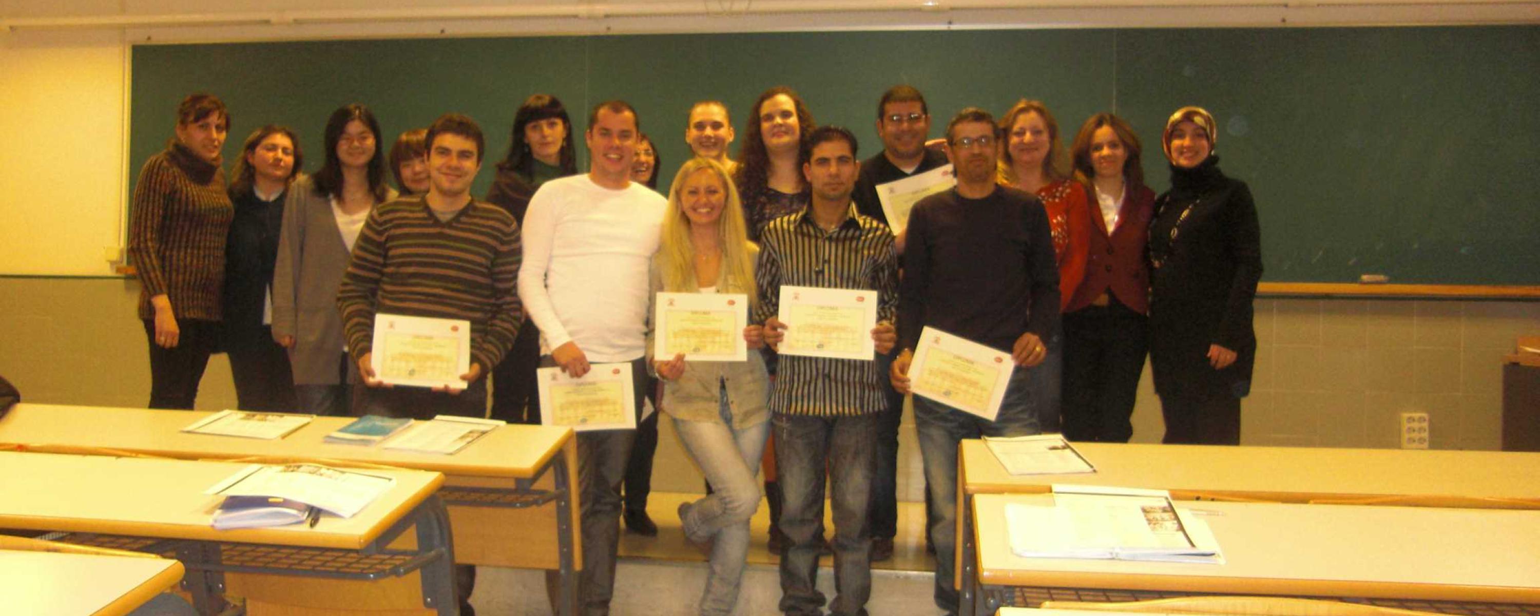 Diplomas curso español para inmigrantes (Guadalajara)