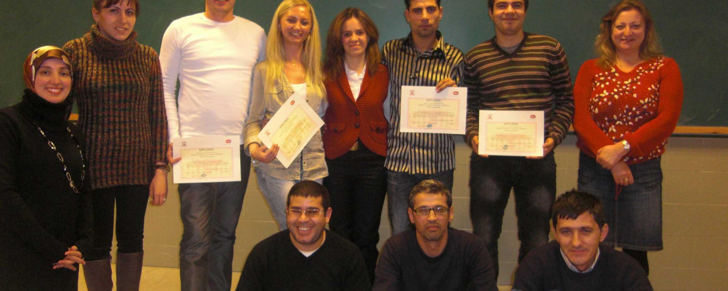 Diplomas curso español para inmigrantes (Guadalajara)