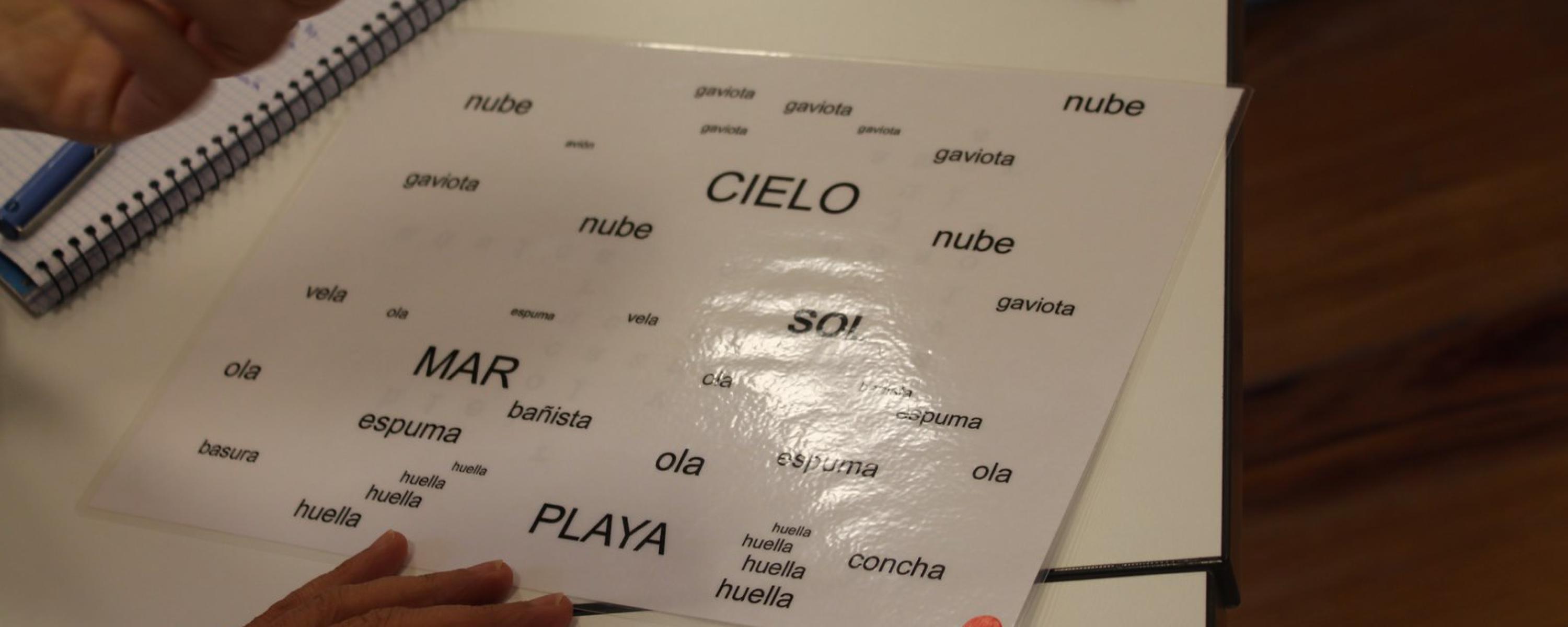 Visual poetry (Victoria del Valle. Pepe Ruiz)  