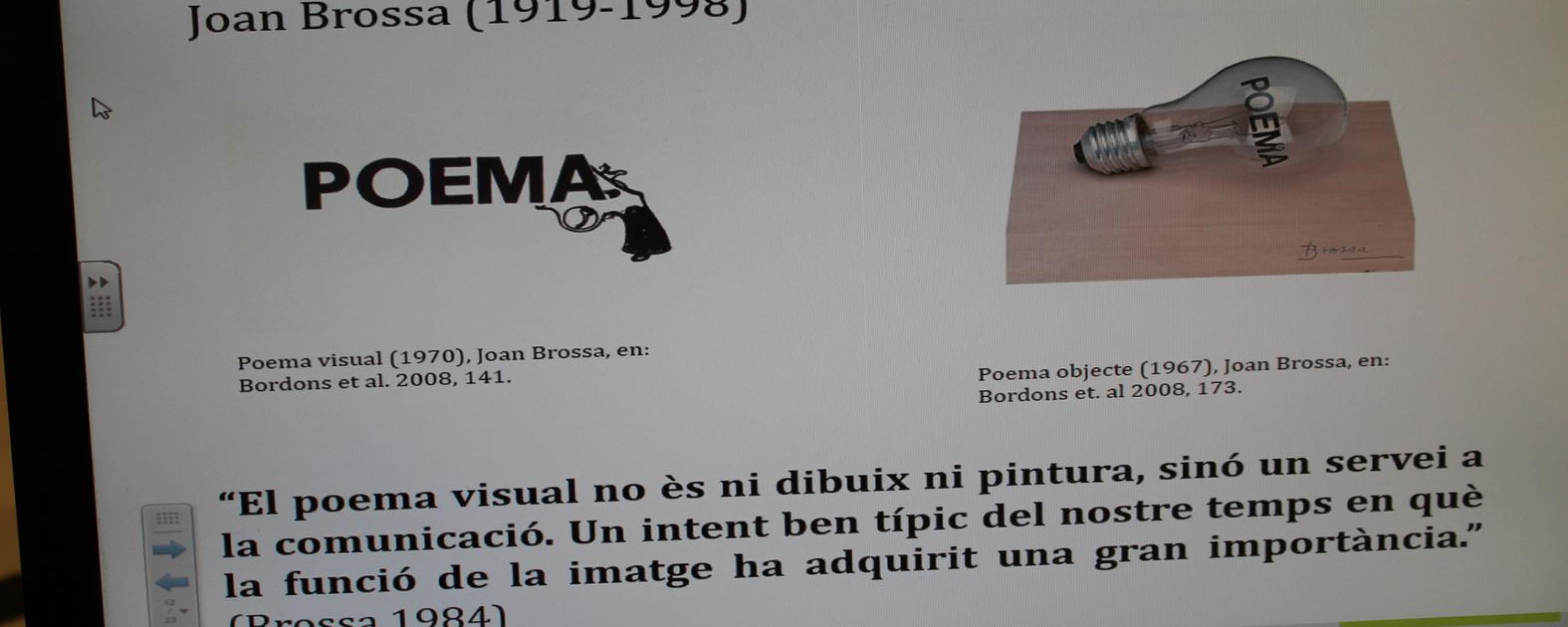 Visual poetry (Victoria del Valle. Pepe Ruiz)  